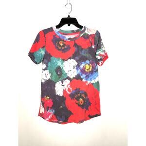 Sol Angeles x Anthropologie T Shirt Women's Sz S Floral